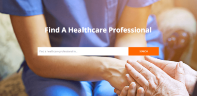 Find A Healthcare Professional Screenshot